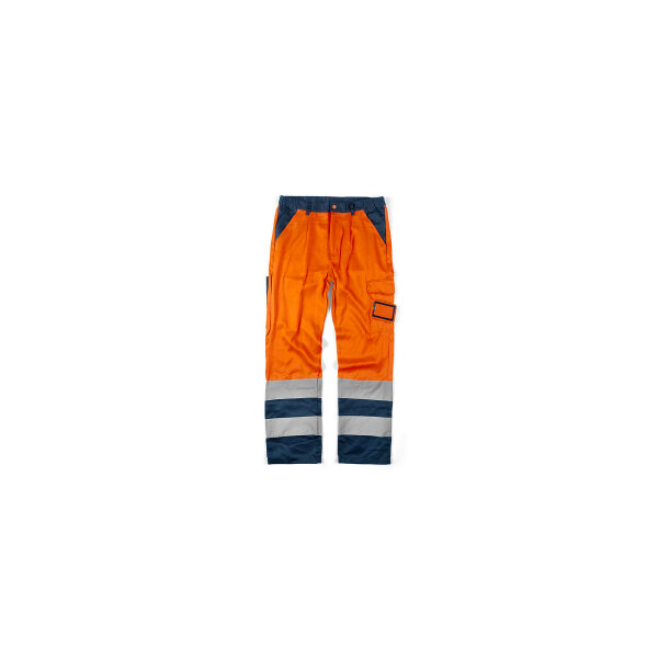 PANTALONE ALTA VISIBILITA' SOTTOZERO BICOLORE ARANCIO/BLU