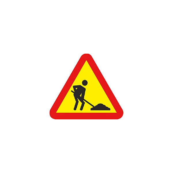 Segnale triangolo Lavori in Corso